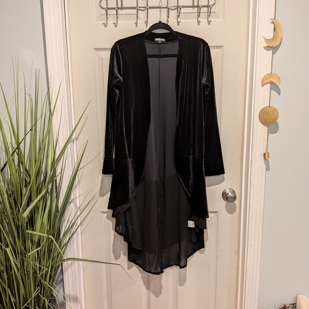 Elegant Black Women's Cardigan